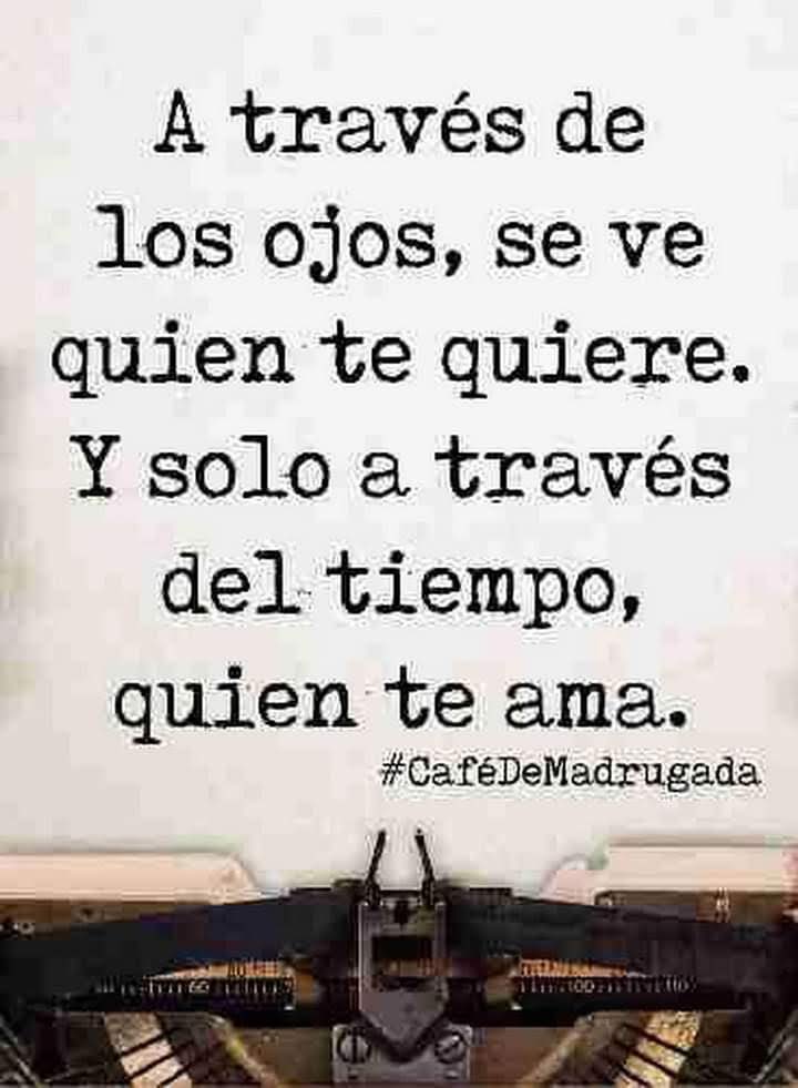 A través de los ojos…