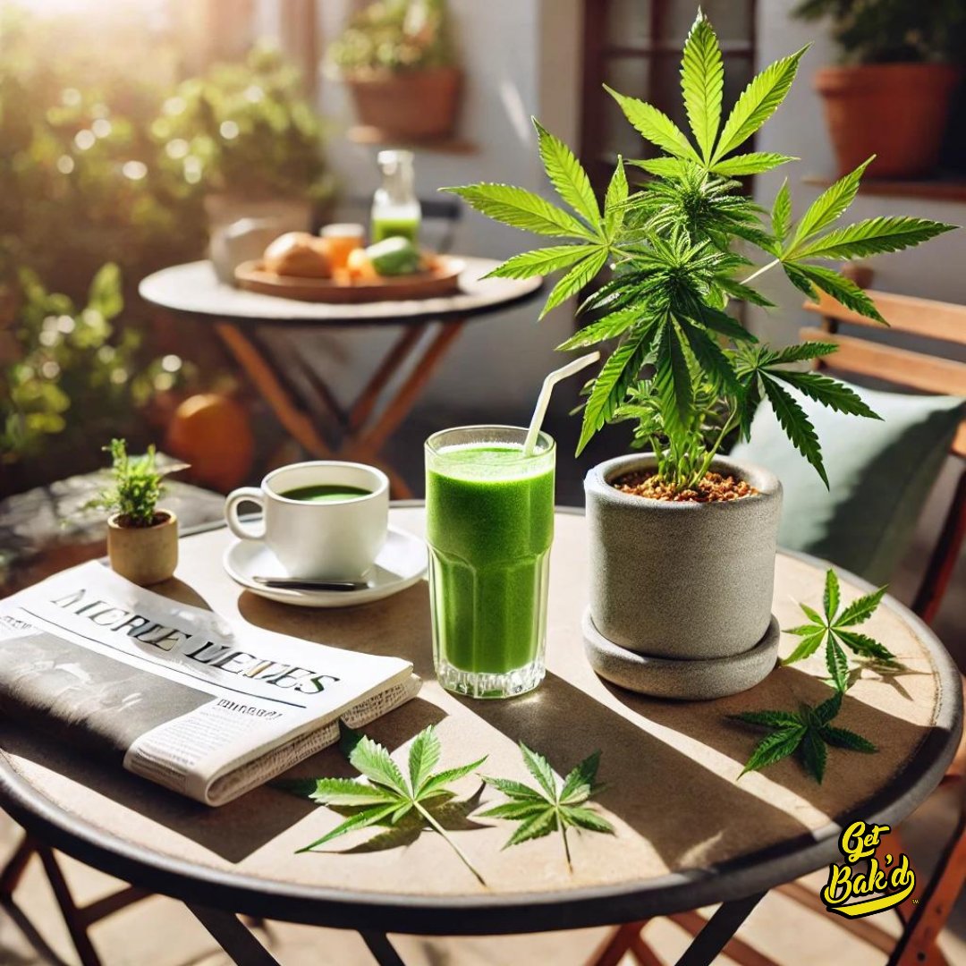GetBakdOK's tweet image. Rise and shine with nature&apos;s best. Start your day with a sip of green and a dose of sunshine. Embrace the morning calm and let wellness take root. 🌱☀️ #MorningWellness #GreenRoutine #GetBakd