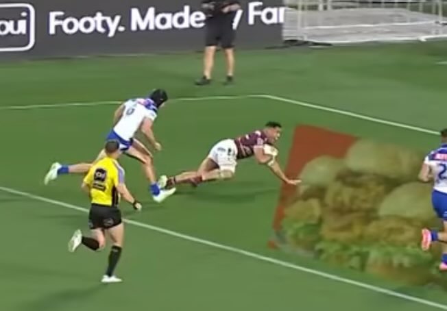 EAGLER0CK's tweet image. So happy that I was there to witness one of the greatest Rugby League finals trys. 

Toluta'u Koula - you have etched yourself into Rugby League folklore. 

#GoManly #ManlyForever @SeaEagles