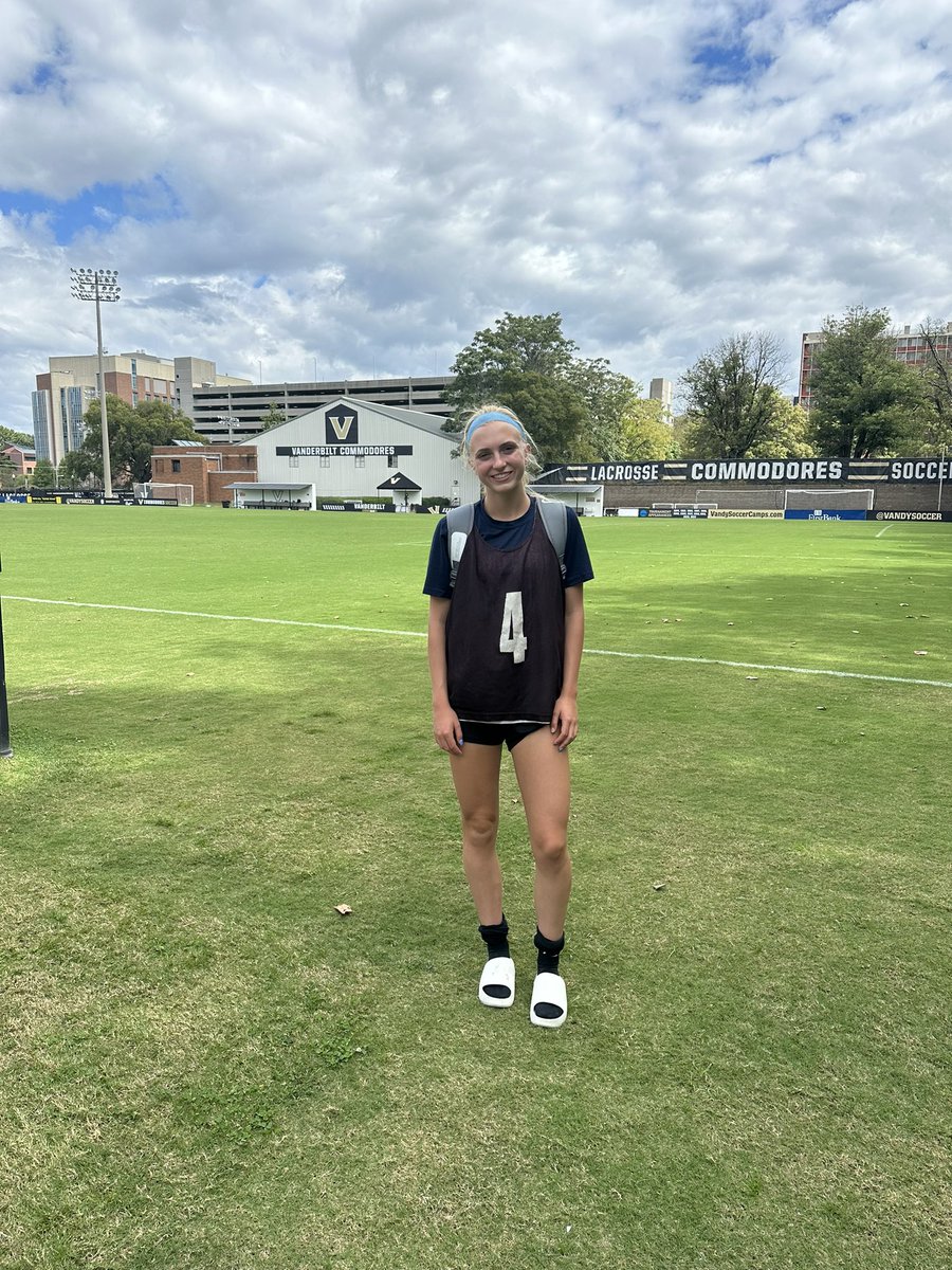 Joanna Bryant (@jbryant2026) on Twitter photo Had a great time today at <a href="/VandySoccer/">Vanderbilt Soccer</a> ID camp! Enjoyed watching the team practice and learning more about the program. Thank you Coaches Ambrose, Derkacz, Balaam, and O’Hare!
<a href="/Darren__Ambrose/">Darren Ambrose</a> <a href="/CoachDerkacz/">Casey Derkacz</a> <a href="/sbalaam0909/">Stacey Balaam</a> <a href="/Daniel_OHare/">Daniel O'Hare</a> Had a great time today at <a href="/VandySoccer/">Vanderbilt Soccer</a> ID camp! Enjoyed watching the team practice and learning more about the program. Thank you Coaches Ambrose, Derkacz, Balaam, and O’Hare!
<a href="/Darren__Ambrose/">Darren Ambrose</a> <a href="/CoachDerkacz/">Casey Derkacz</a> <a href="/sbalaam0909/">Stacey Balaam</a> <a href="/Daniel_OHare/">Daniel O'Hare</a>