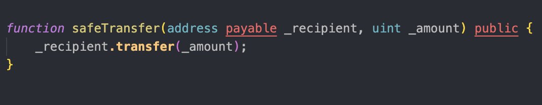 0xCharlesWang's tweet image. Ether Transfers in Solidity: transfer(), send(), and call()

In Solidity, there are three primary ways to transfer Ether between contracts or to external accounts: transfer(), send(), and call(). Each method has different behaviors, including safety mechanisms and gas…