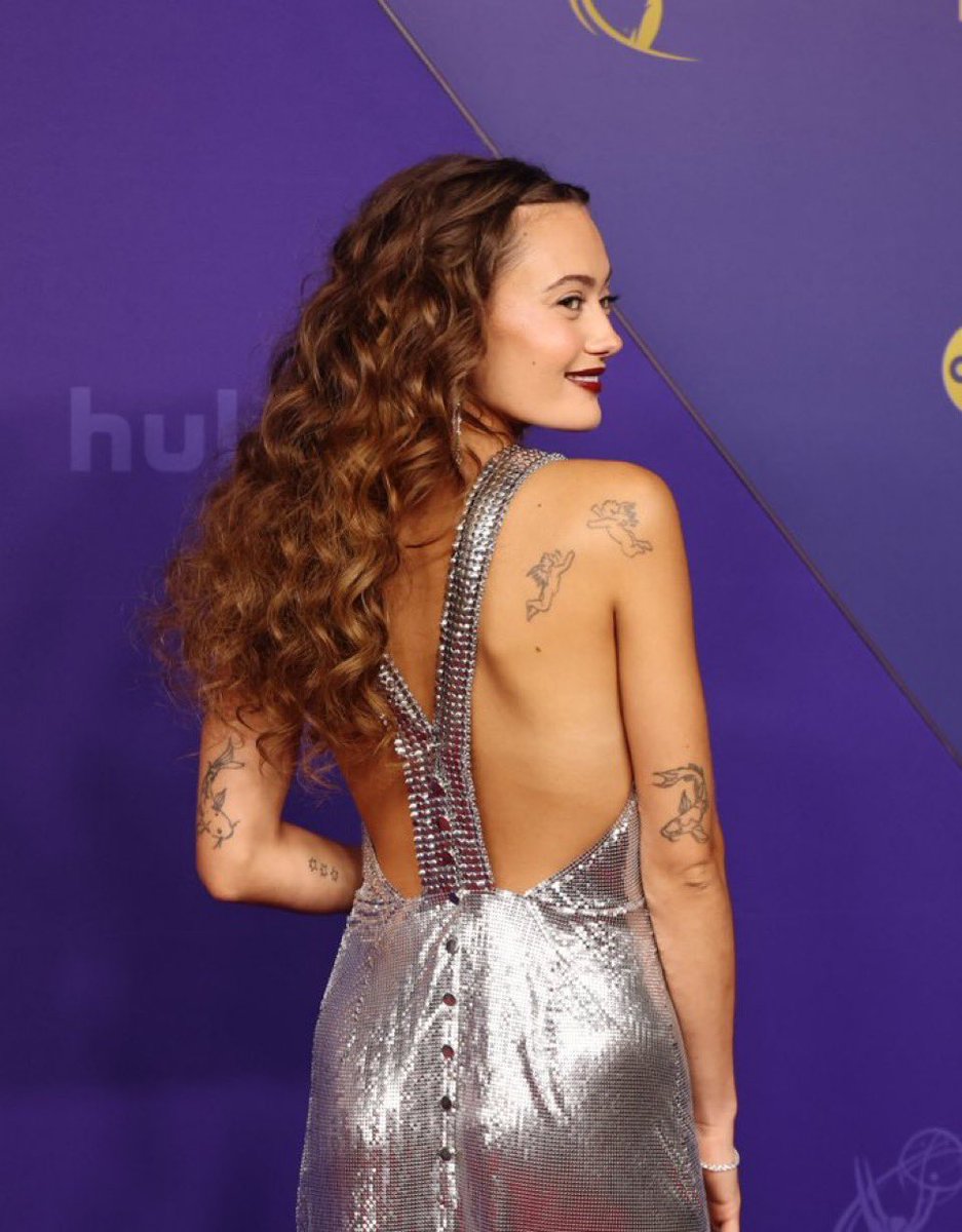 thinkerpurnell's tweet image. ella purnell for the 76th primetime emmy awards
