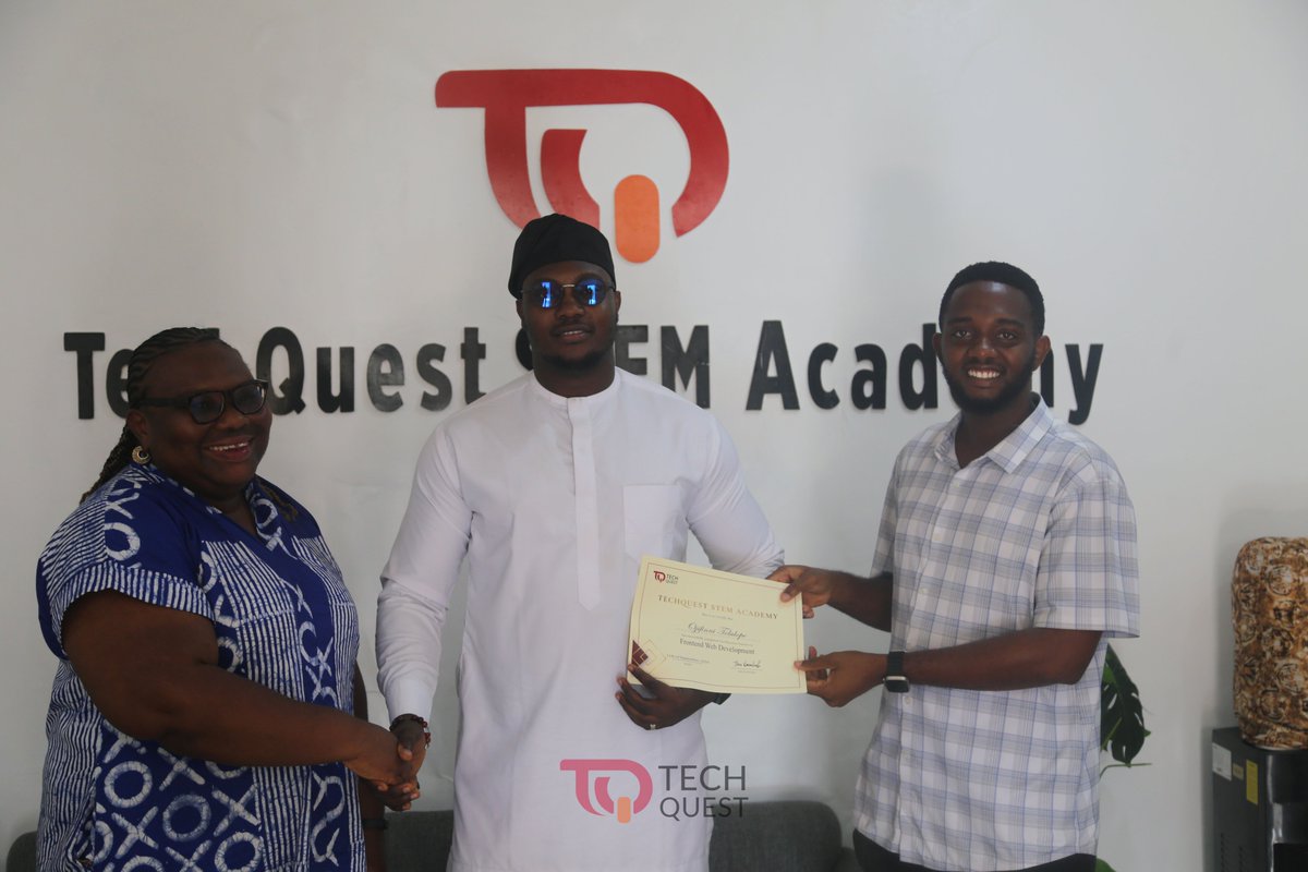 techquestcamp's tweet photo. 🎉Congrats to our new TechQuest STEM graduates in Data Analytics, Frontend Web Dev, &amp; UI/UX! 

They showcased incredible skills during project defenses.

Read More: https://t.co/TZY4MIMkkp

#TechQuest #STEMAcademy https://t.co/VkBFDwOxoN
