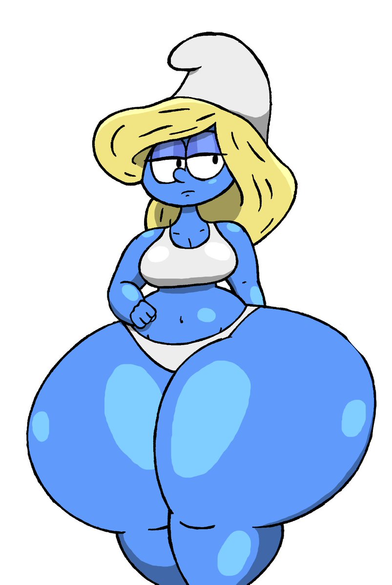 EmmaArts17's tweet photo. Thicc Smurfette And Smurfing Hot
 ❤ + 🔁 If You Love The Character Smurfette https://t.co/GTLPA8pqvp