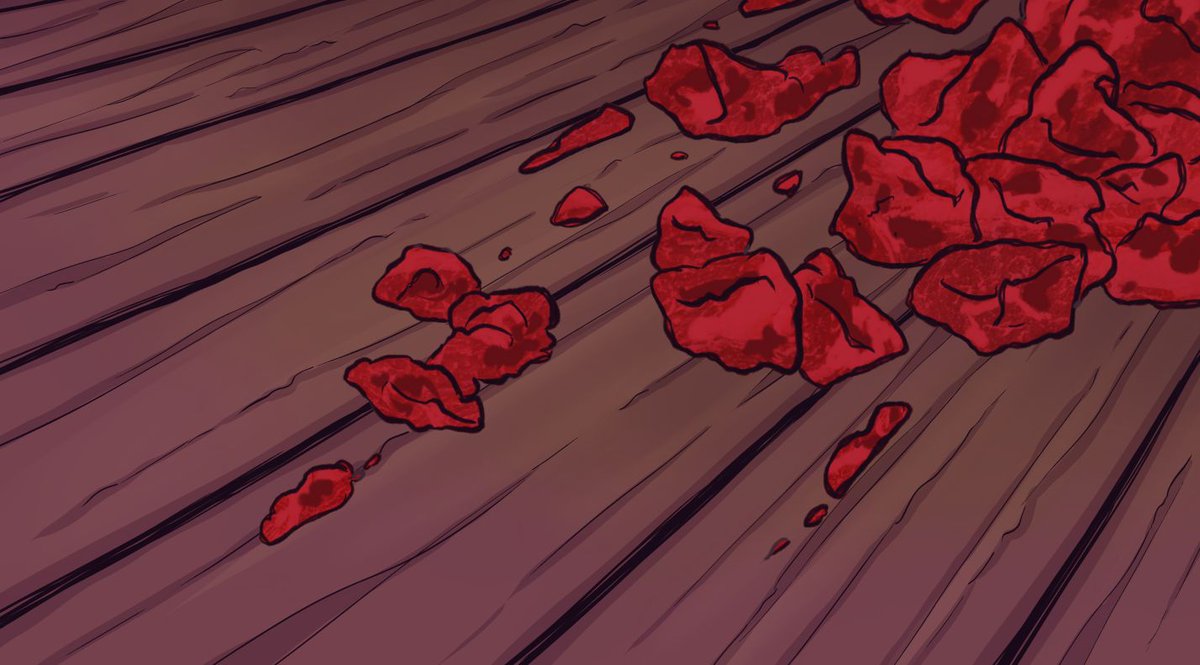 Mysterious red chunks... surely that's just Raihan's cooking, right? 

#SpooktoberVNJam