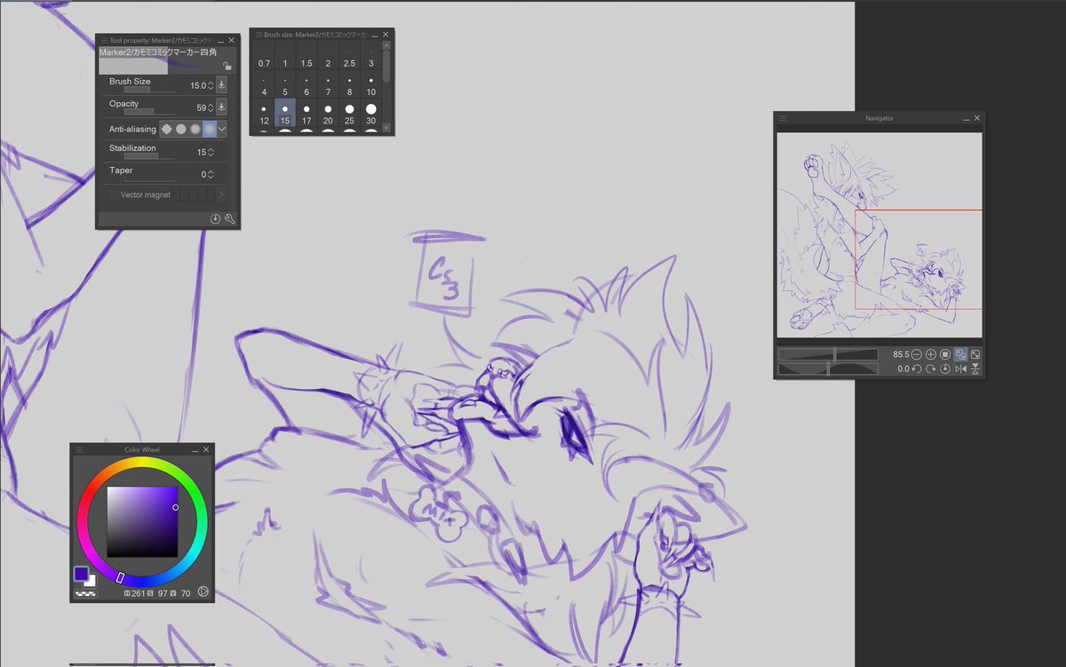 colonspacethree's tweet photo. he looks like hes having a fun time 💚🩵
.
#wip https://t.co/OBifFytw8e