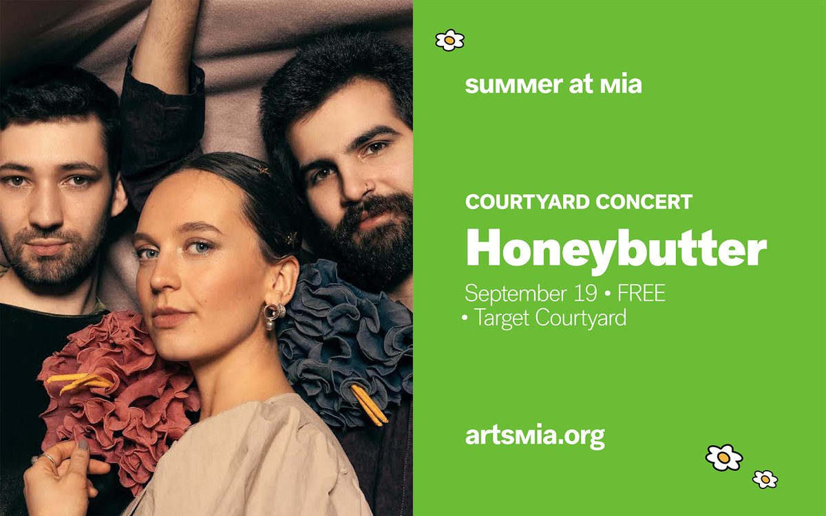 Join us Thursday for the final courtyard concert of the year! Featuring a performance by Honeybutter, art making, food &amp; drinks, and more.

Learn more: bit.ly/4gshnVx