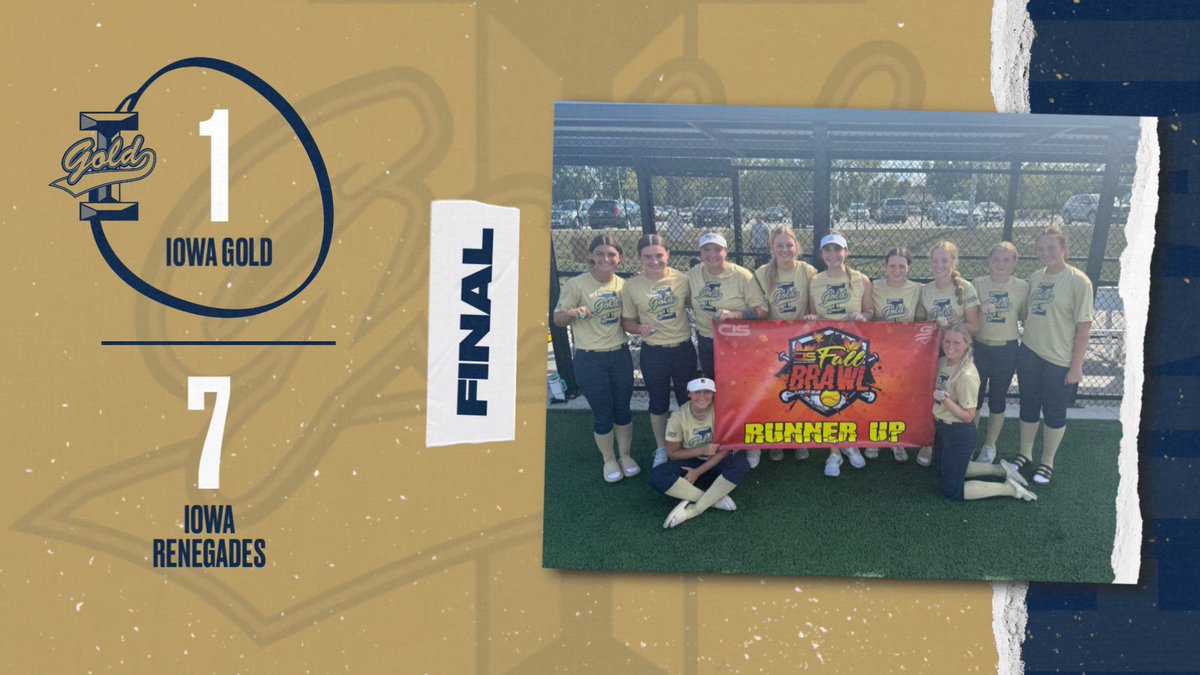 Iowa Gold Hesseltine (@iablitzgoldhess) on Twitter photo Made it to the Championship game, fought hard, but came up on the short side. Team played well this weekend, but we still have work to do. <a href="/annika_price31/">Annika Price</a> 2-2, RS <a href="/tealeyschwing/">Tealey Schwingendorf</a> 1-2, RBI <a href="/McCaulley_Riley/">Riley McCaulley</a> 1-2 Made it to the Championship game, fought hard, but came up on the short side. Team played well this weekend, but we still have work to do. <a href="/annika_price31/">Annika Price</a> 2-2, RS <a href="/tealeyschwing/">Tealey Schwingendorf</a> 1-2, RBI <a href="/McCaulley_Riley/">Riley McCaulley</a> 1-2