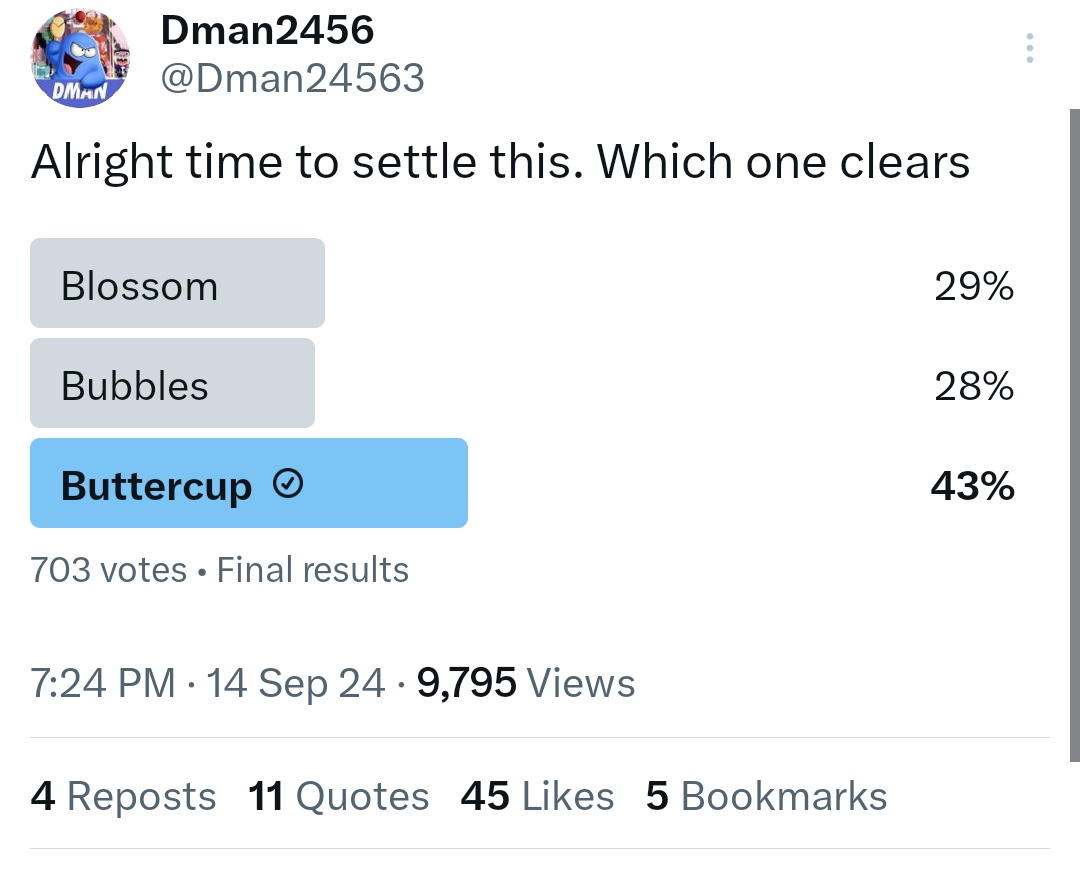 DeeGenie_'s tweet photo. ❗ATTENTION ALL BUTTERCUPS❗

We have just taken 2 Poll W's from both @/eatmyvenus and @/Dman24563!!

As one of the un-official representatives of the Buttercup Brigrade, I want to thank each and every one of you for your time,energy, and voting power
#powerpuffgirls
#MultiVersus https://t.co/xIOLxpBsJl
