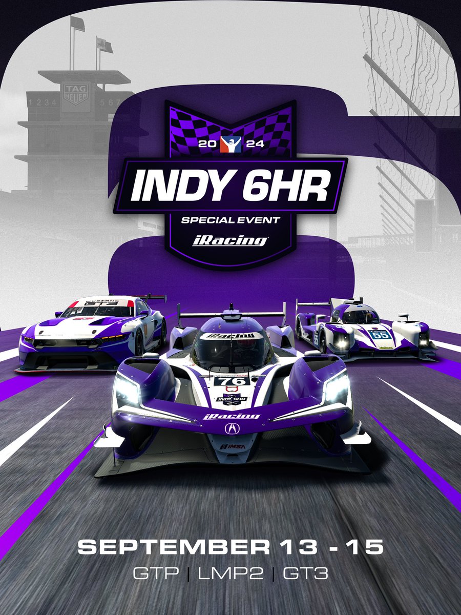 BigFastRacing's tweet photo. The day has finally came and gone.  The iRacing 2024 Indy 6 Hour Special Event will forever be remembered as the first endurance race Big Fast Racing claimed the top step on the podium.  Luca and Jake raced a beautiful race taking the cars from Pole to victory lane. https://t.co/BbM0wD3cJg