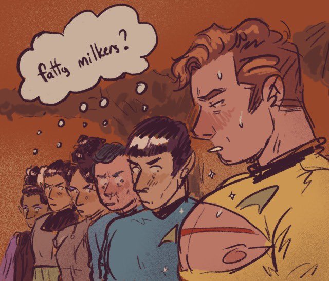 AMsketches's tweet image. almost forgot it’s amok time day 🎉 somehow still one of my most popular drawings lol