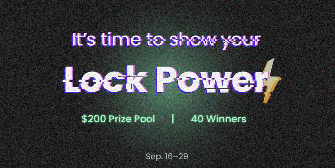 xraders_xyz's tweet photo. [EVENT] How Much Lock Power⚡ Do You Have? Join and win $200 $XR! 🔥 (Sep. 16–29)

How to Participate:
1⃣ Like🩷 & RT🔁 
2⃣ Screenshot your Lock Power from the "Earn" tab in the Coinlive app
3⃣ Post it with your ✅Coinlive username and the ✅hashtags #XRADERS #XRLockandEarn #Coinlive #LockPower

🥳 40 lucky winners will each receive $5 worth $XR!
🎁 Rewards will be distributed to your WalletX by Oct. 2.

Don't miss your chance to boost your Lock Power even more!
#Guess2Earn #G2E #airdrop #event #crypto #expertcuration