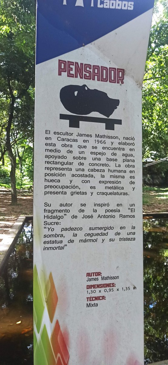rayma_lopez's tweet photo. @YobaniQuintero #ElRetoDeYobani

DÍA 15. TEMA LIBRE

Hoy vamos a tomar cualquier fotografía. El tema es libre. Dejemos volar esa imaginación y veamos esas imágenes.
Pensador en el parque los Caobos foto tomada hoy 16 de septiembre 2024

#FelizDomingo https://t.co/L7QWGWgZvB