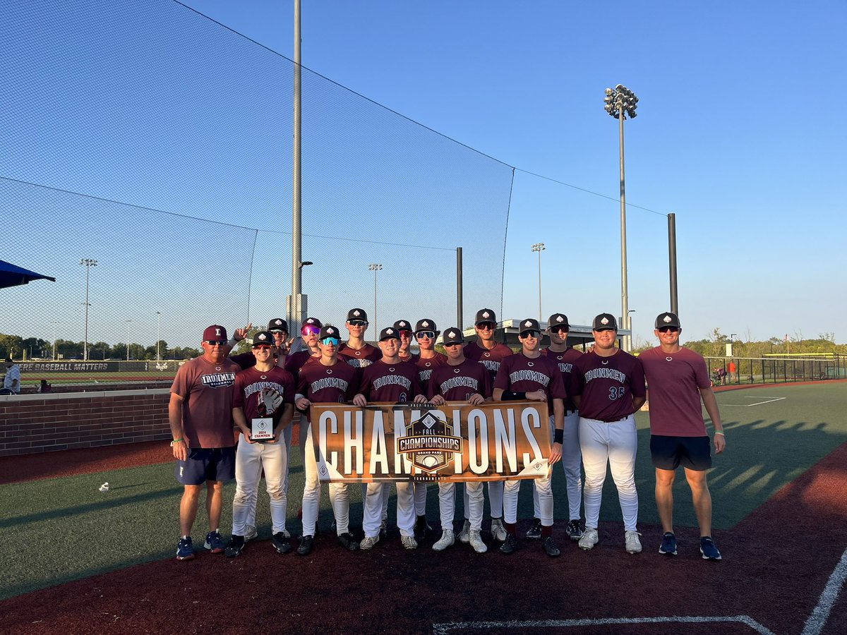 Prep Baseball Indiana Scouting Coverage (@prepbaseinscout) on Twitter photo Congrats to the Ironmen Prime National 2026s on winning the 17u Grand Park Fall Championships ๐
<a href="/IronmenBaseball/">Ironmen Baseball</a> || #GPFallChamps24 Congrats to the Ironmen Prime National 2026s on winning the 17u Grand Park Fall Championships ๐
<a href="/IronmenBaseball/">Ironmen Baseball</a> || #GPFallChamps24