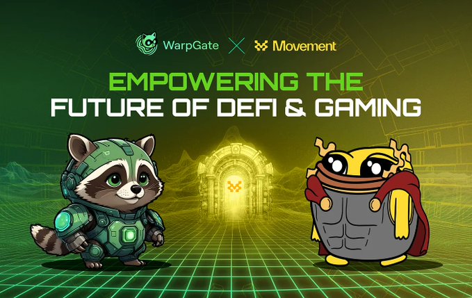 IbrahimAlh006's tweet image. 🚀 WarpGate x Movement Chain = DeFi revolution! ⚡️ Next-gen DEX, lightning-fast transactions, and a thriving ecosystem. Join the movement! #DeFi #MovementChain #WarpGate