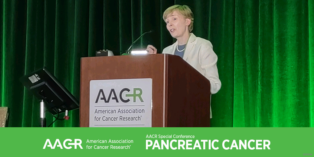 AACR (@aacr) on Twitter photo Pancreas Cancer 2024: Translating Genomic Findings into Clinical Actionability—Eileen M. O’Reilly addressed this topic in a keynote lecture to open the AACR Special Conference on Advances in Pancreatic Cancer Research.
#AACRpan24 <a href="/EileenMOReilly/">Eileen M O’Reilly</a> Pancreas Cancer 2024: Translating Genomic Findings into Clinical Actionability—Eileen M. O’Reilly addressed this topic in a keynote lecture to open the AACR Special Conference on Advances in Pancreatic Cancer Research.
#AACRpan24 <a href="/EileenMOReilly/">Eileen M O’Reilly</a>