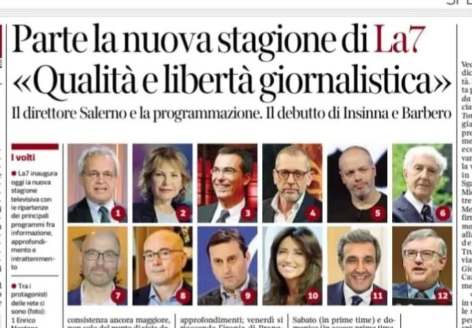😆😆qualità e 😂libertà giornalistica 🤣🤣🤣buahahah