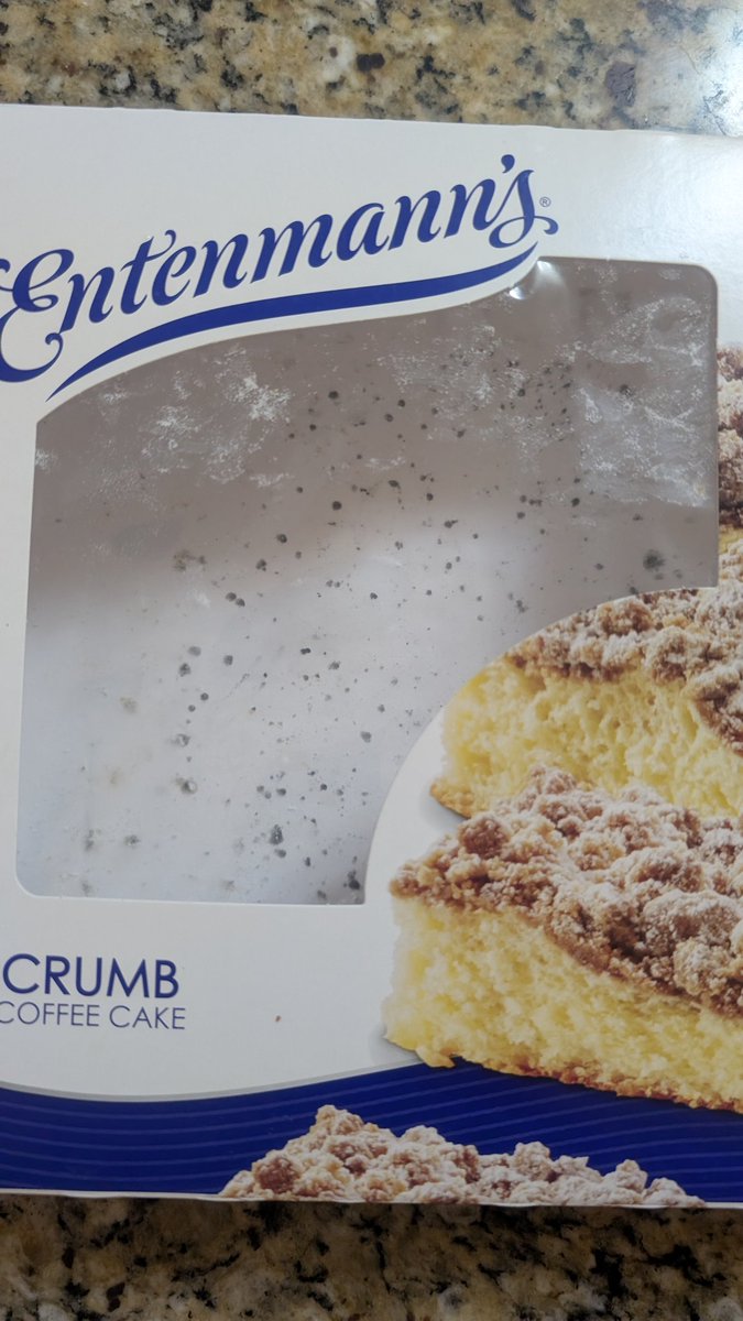Darder's tweet photo. @Entenmanns what is this? Mold? https://t.co/No0Ank3Gms