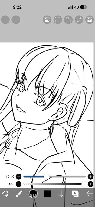 俯瞰気味の顔描けるようになってきたんじゃないかな 