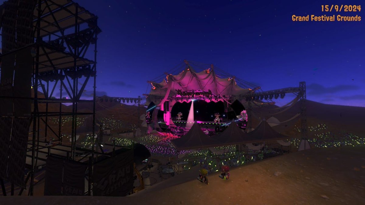 ceph_2310's tweet photo. And just like that Grand Fest is over and  i had the most fun i had since my first Splatfest all the way back in 2015 . But while we wait for the results let us take in this Plaza one more time and enjoy the music and whatever team may win never forget how much fun we had <3 https://t.co/Ozr2g3B0CJ