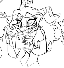 JessAShort31's tweet photo. @Pandaleafs I love my book-obsessed goober so much! Thanks for drawing her! https://t.co/TkC9WyPqvN
