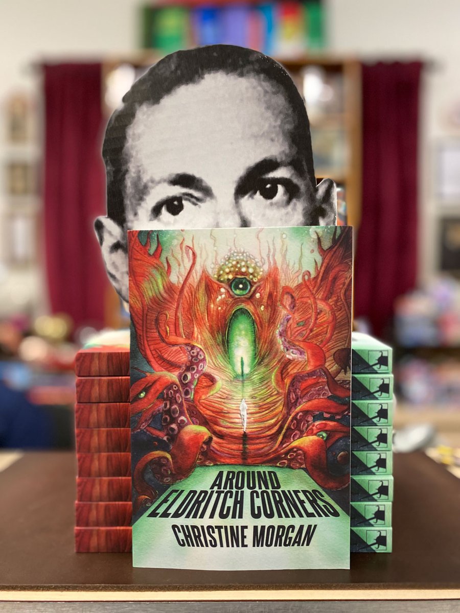 Happy Book Birthday to Around Eldritch Corners, the new collection of 16 cosmic horror stories by Christine Morgan! 🥳 

Order now from local indie booksellers, most online retailers, or direct from us.

wordhorde.com/books/around-e…
.
.
.
#indiepress #smallpress #horrorbooks #pubday