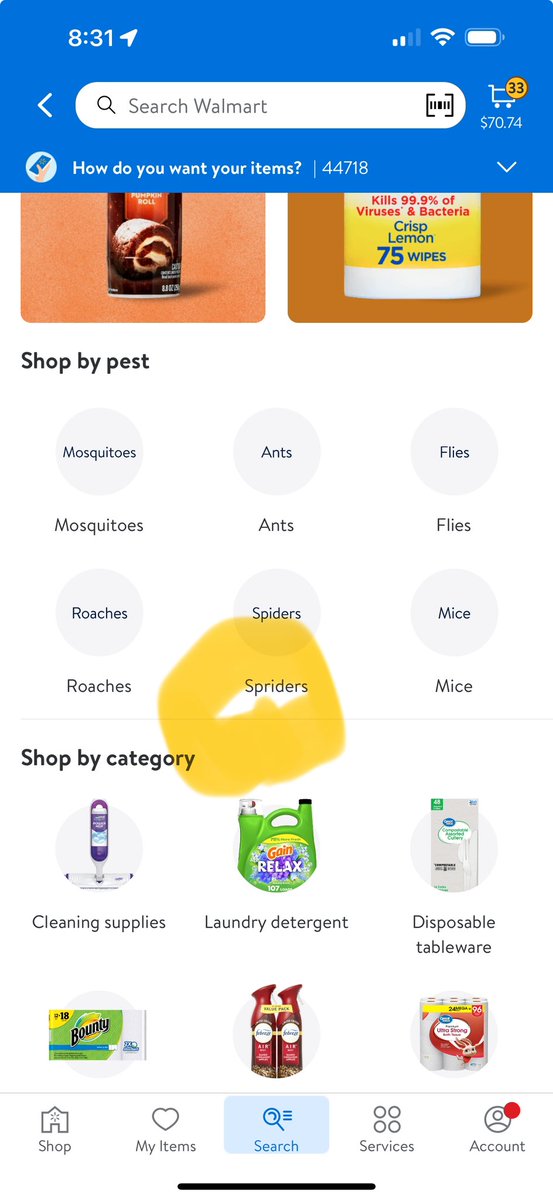 alsgillespie's tweet photo. @Walmart spell check https://t.co/yhscbSeTAi