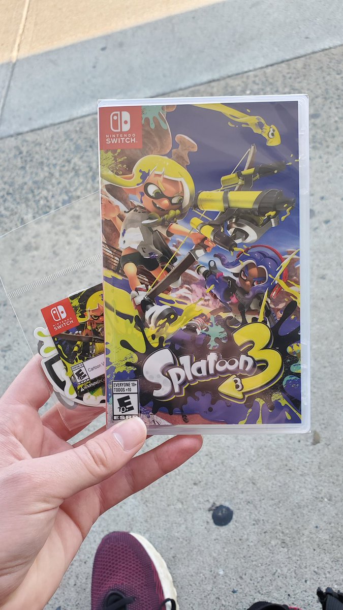 GameXplode's tweet image. Just bought Splatoon 3. Hopefully I didn't miss anything important