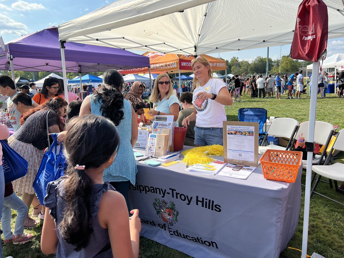 Fun was had by all at the Parsippany Fall Festival!! Congratulations to Kajal for winning the guessing game at the Board of Education table!!
