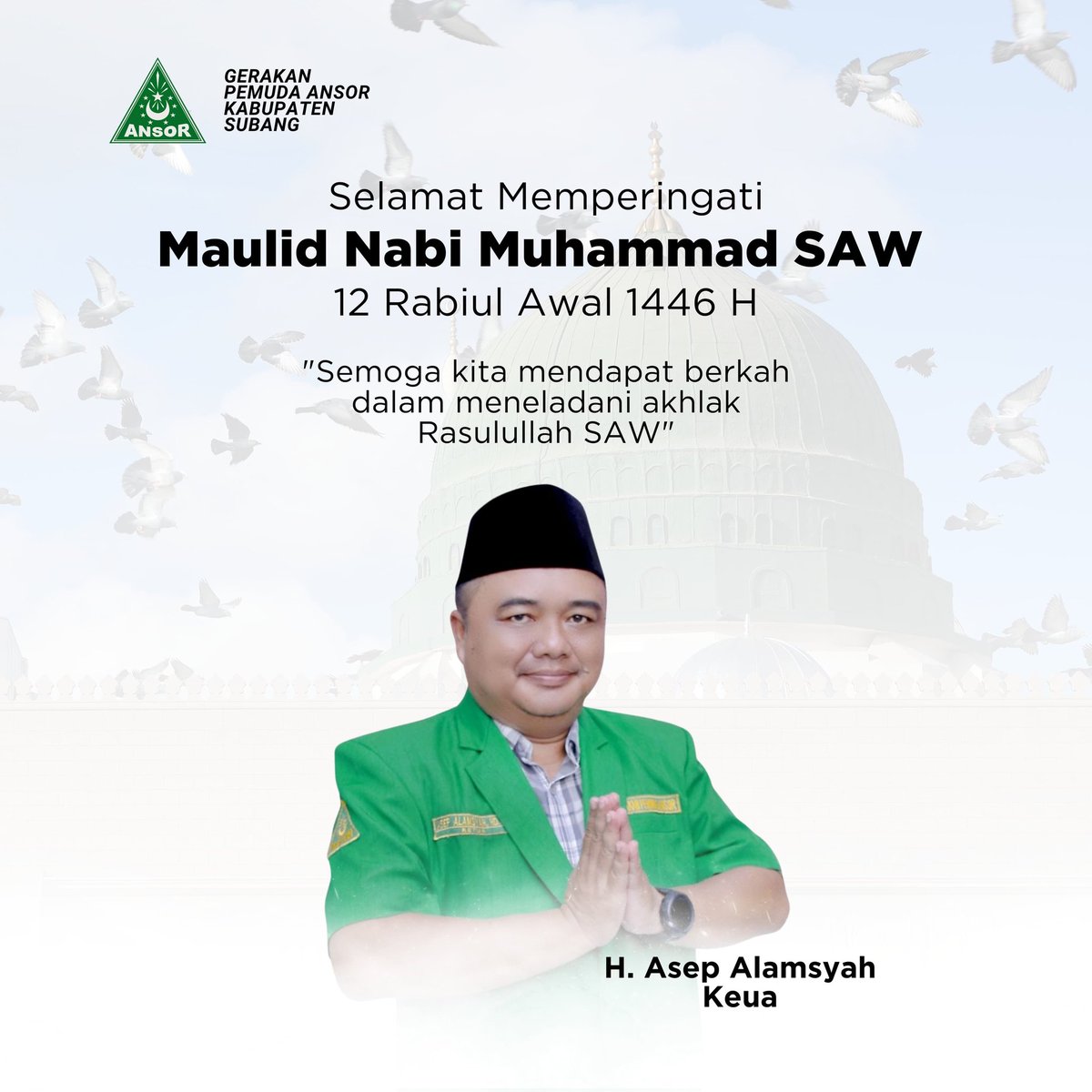 Asep_Subang79's tweet photo. Semoga cinta dan teladan Nabi Muhammad SAW selalu menginspirasi kita dalam kehidupan sehari-hari. Selamat memperingati hari lahir junjungan kita Nabi Muhammad SAW @gp_ansornu @Official_Ansor @Ansor_JaBar @gpansorsbg https://t.co/VKtVRwECUO