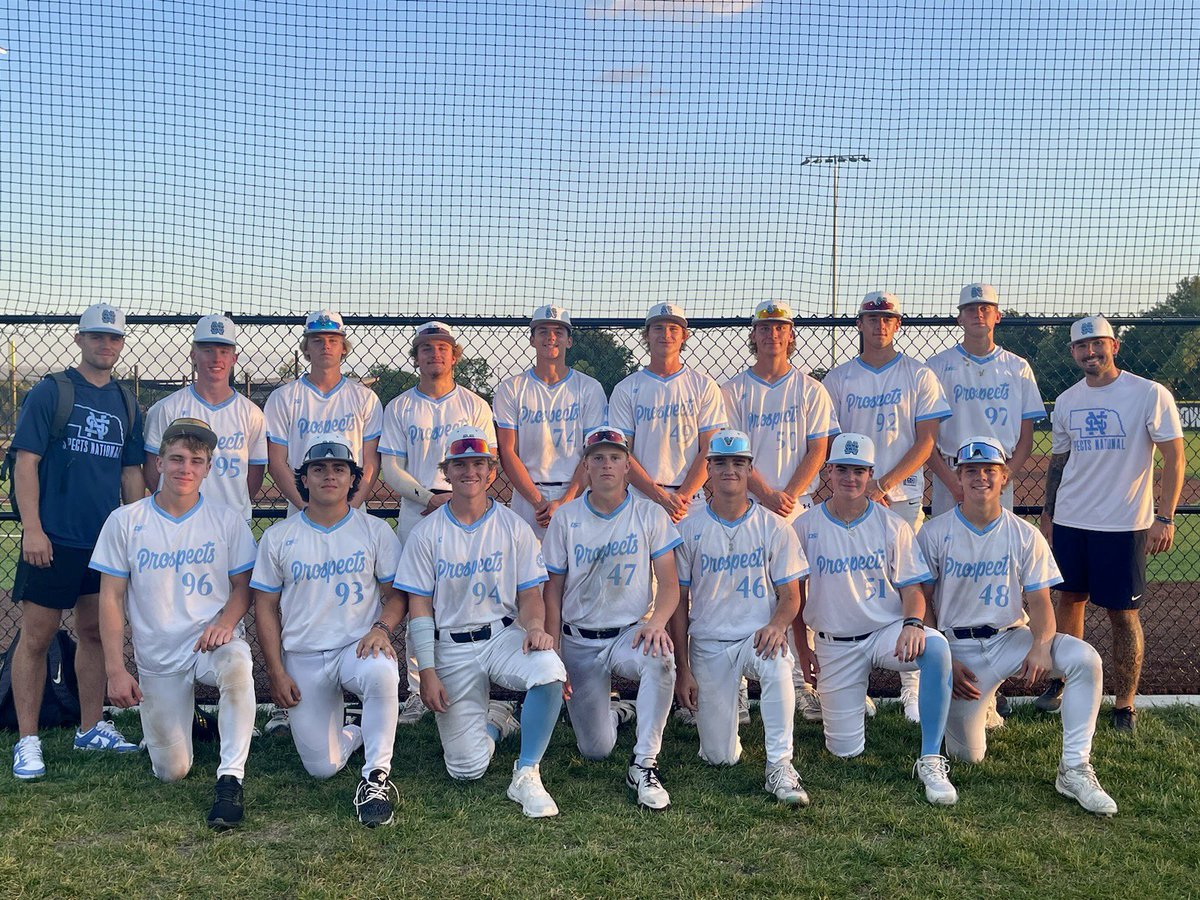 NE YardyBoyz - Prospects 18U (@yardyspects18u) on Twitter photo The 18U YardyBoyz-Prospects Blue finish as PBR KC Fall Showdown Runner Ups, falling one run short in the championship game.
Great weekend by these guys. Finished with a record of 4-1.
<a href="/PHXST3/">Phoenix Stevenson</a> <a href="/TrevorVarley1/">Trevor Varley</a> <a href="/_tylermonroe_/">Tyler Monroe</a> The 18U YardyBoyz-Prospects Blue finish as PBR KC Fall Showdown Runner Ups, falling one run short in the championship game.
Great weekend by these guys. Finished with a record of 4-1.
<a href="/PHXST3/">Phoenix Stevenson</a> <a href="/TrevorVarley1/">Trevor Varley</a> <a href="/_tylermonroe_/">Tyler Monroe</a>