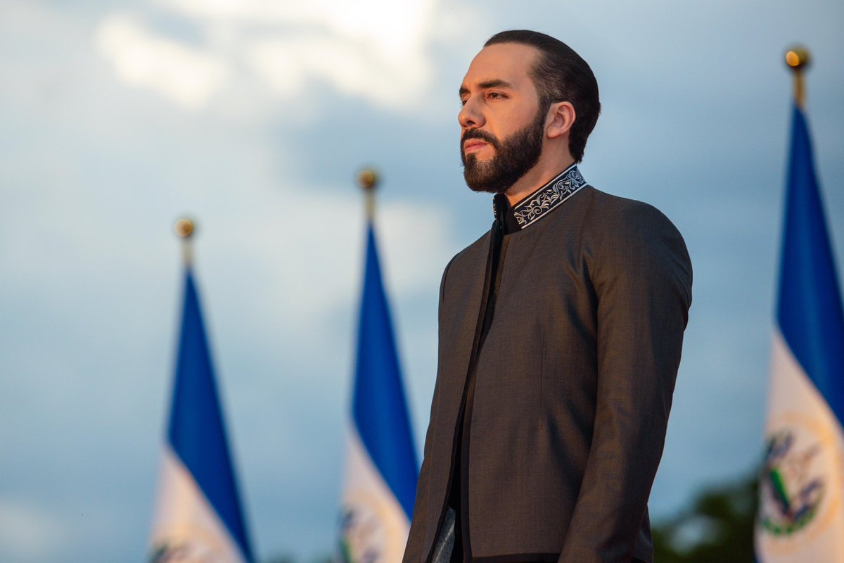stacyherbert's tweet photo. 🇸🇻EL SALVADOR PRESIDENT DELIVERS FISCAL INDEPENDENCE ON INDEPENDENCE DAY

In his Independence Day speech, President @NayibBukele just announced that El Salvador will achieve fiscal independence starting with the 2025 budget.   

This means no more debt. 

El Salvador is winning.