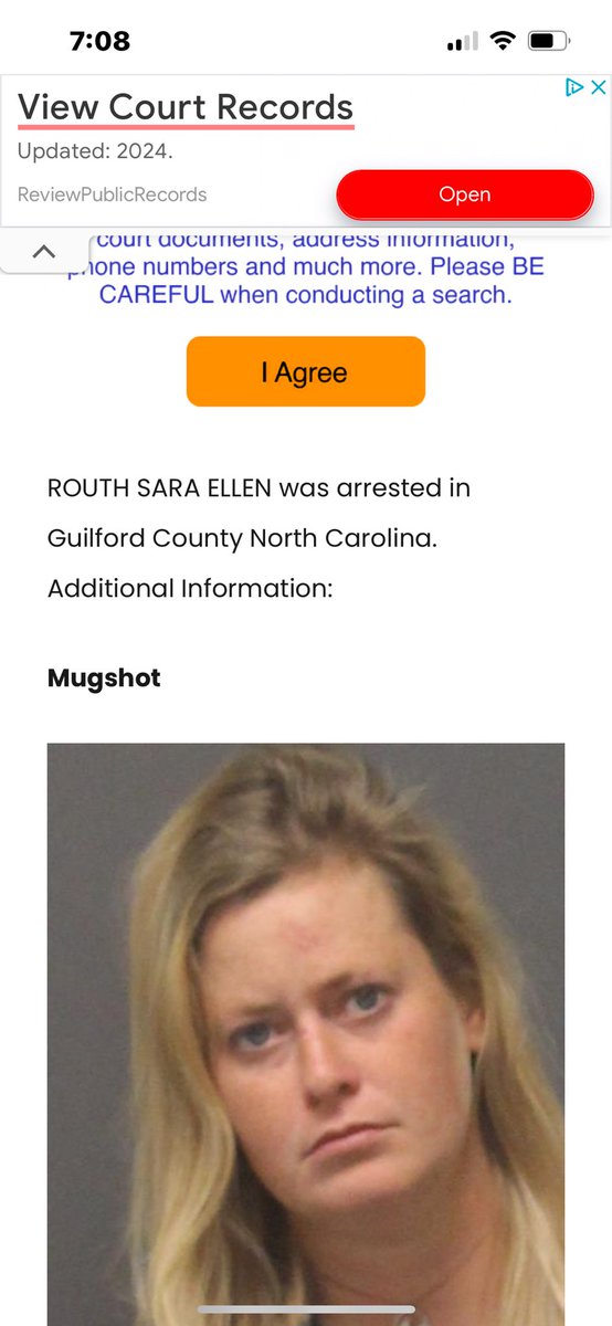 GenuineSuccess4's tweet image. Meet Sara Routh

Arrested for assault on a government official