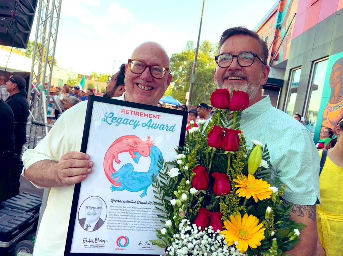 A beautiful night to celebrate Mexican Independence Day. With <a href="/UnidosMN/">UnidosMN</a>, we honored the work of Rep Frank Hornstein and the progress of the last two years. Our bright future is ours to build, together. Yes, we can.