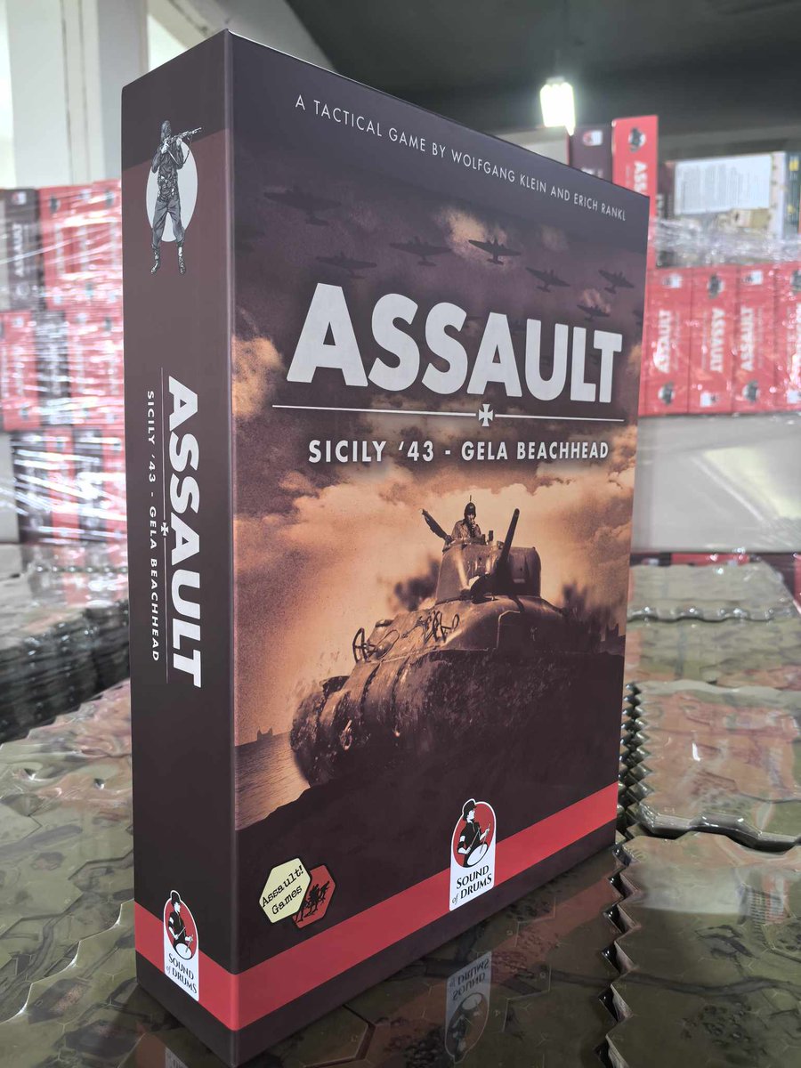 Got the news <a href="/SoundofDrums22/">Sound of Drums</a> that the production of our eagerly awaited #assaultsicily43 - Gela Beachhead is NOW COMPLETE! Now we have to wait for the transport. As soon as I have the tracking data of the ship I will share it.