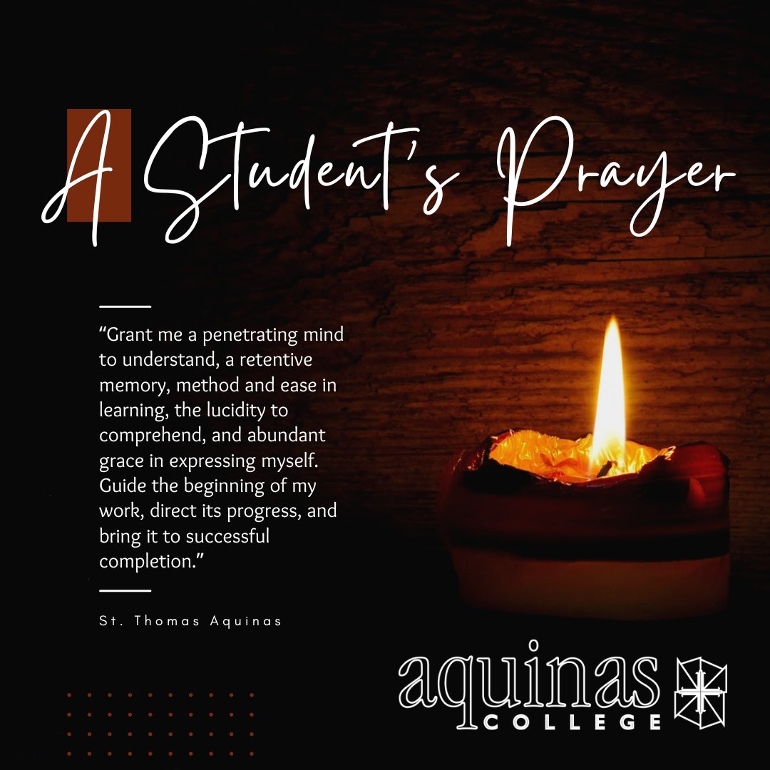 AquinasUK's tweet image. A Student's Prayer 

#needprayer #sayingprayer #collegestudent #students #school #college #christian #teacher #god #education