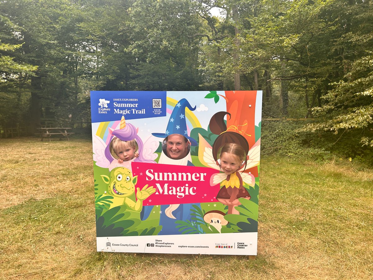 ExploreEssex's tweet photo. Congratulations to Kim, who entered and won our Summer Magic Trail competition! You found all the markers and used your excellent counting skills to find the correct answers. You have won an #ExplorerPass - with free parking to 8 of our #EssexCountryParks plus discounts.👏🌳🌟🧚 https://t.co/HDBPhUsm34