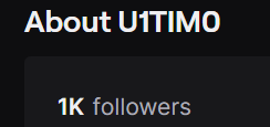 VTUltimo's tweet photo. Tonight we hit 1k followers on #twitch! Thank you all, I would not have gotten here if it weren't for your loving support https://t.co/uPqZ4JrbTZ
