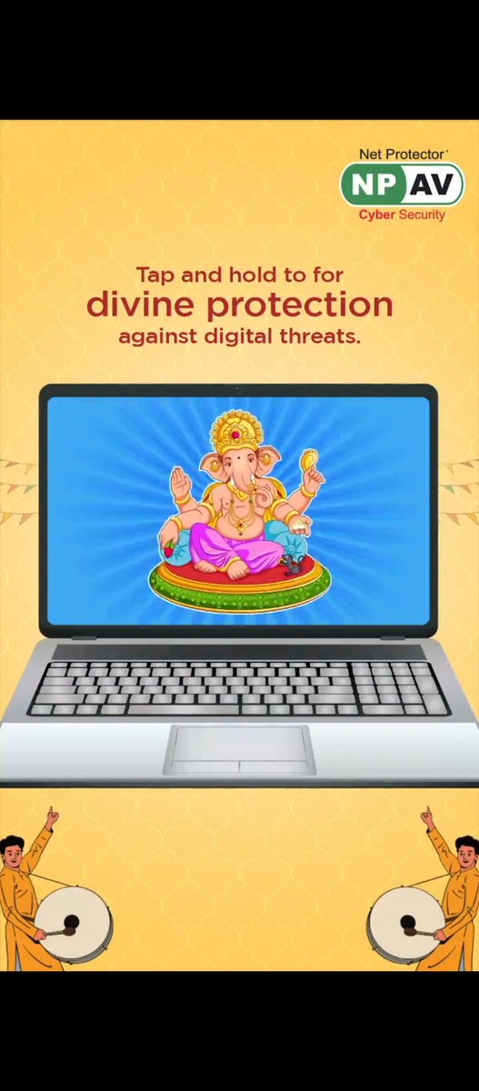 ranilkumar6300's tweet image. Here my entry team

#NetProtector #CyberSecurity #DigitalSafety #NetProtectorQuiz #ContestAlert #GiveawayAlert #WinPrizes #Contest #Giveaway #NPAV #Ganpati #Ganeshotsav
@netprotector 

Tag:-
@__nav22__ 
@Lovely_Men4 
@SmartAnand07