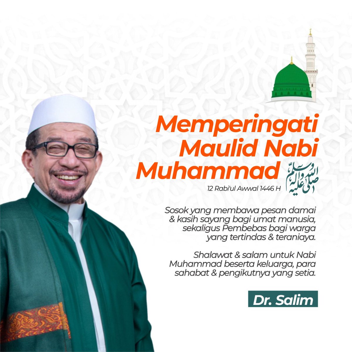 Shalawat &amp; salam untuk Nabi Muhammad Saw beserta keluarga, para sahabat &amp; pengikutnya yang setia hingga akhir zaman. Sosok teladan dalam menyebarkan nilai kasih-sayang &amp; perdamaian, tp juga Sang Pembebas utk warga yg tertindas.
#NabiMuhammadJuruDamai #NabiMuhammadSangPembebas
