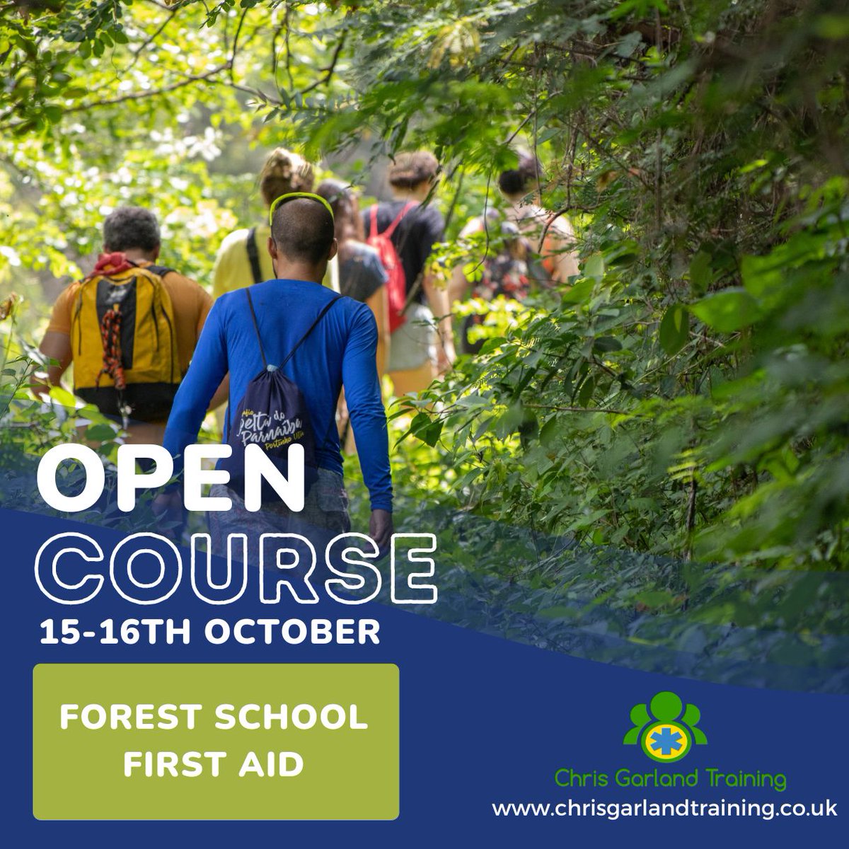 GarlandTraining's tweet photo. Looking to lead outdoor education sessions safely? Our Forest School First Aid Blended Learning course is designed just for you! Gain essential first aid skills through a mix of online study and hands-on practice. #OutdoorLearning #FirstAidForSchools https://t.co/zxvZQMYSec https://t.co/h81ba4vZXu