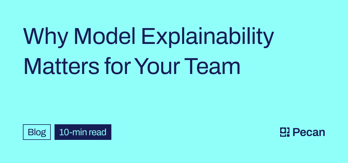 If you don’t know how a predictive model works, you might as well run your business with a Magic 8 Ball. It might get some things right, but you wouldn’t know why. 

Explainability matters — and we share 8 reasons why you should prioritize it:
hubs.la/Q02PlJqK0
