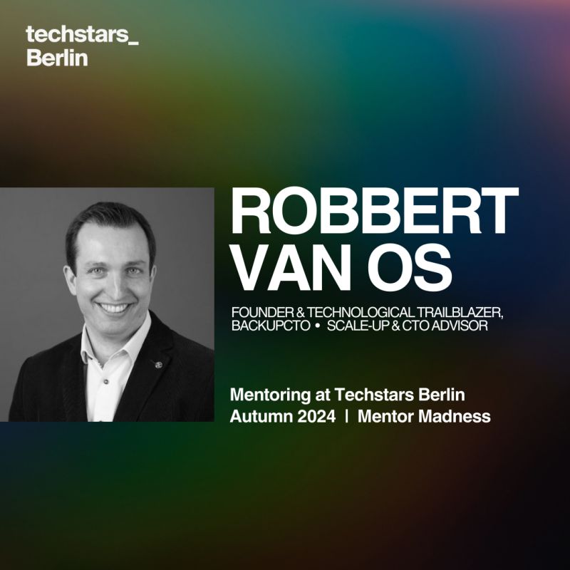 I'm thrilled to be mentoring again for <a href="/TechstarsBerlin/">Techstars Berlin Accelerator</a>'s Autumn cohort! Honored to be part of this amazing group. Best of luck to all participants—enjoy the journey ahead! It's going to be an incredible experience. 

More info: linkedin.com/posts/robbertv…