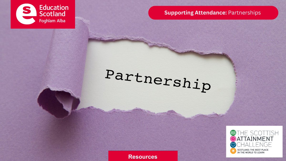 Have you read our ‘Partnership Principles for Improving Attendance’ document? It was created in collaboration with a range of multiagency partners, the CLD sector  and organisations. 

👉ow.ly/G8L950Tm3bt
