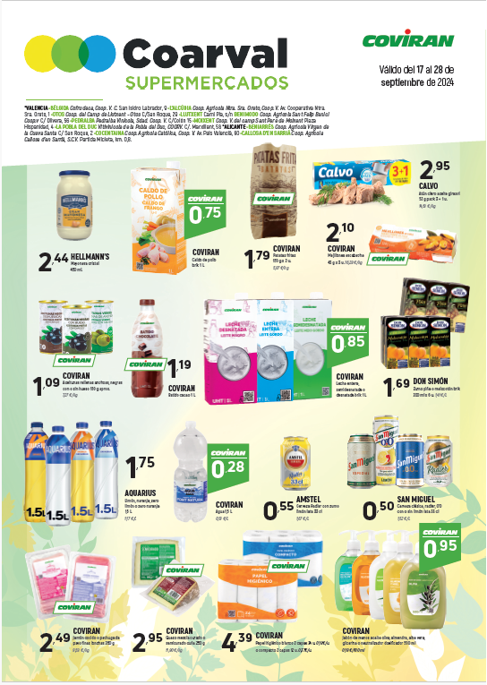 agricola_v's tweet photo. Estas son las ofertas que podéis encontrar del 17 de junio al 28 de septiembre en el Supermercado de la Cooperativa de Cocentaina.
@Coarval
#ofertas #cooperativa #cocentaina #coarval https://t.co/PgXtGLQqn4