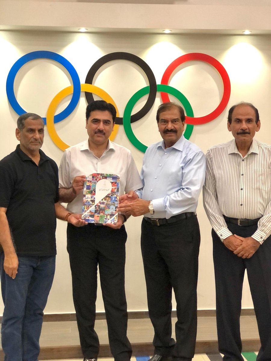 DG PSB visited the Olympic House, Lahore and met with the President and officials of Pakistan Olympic Association to discuss matters of mutual co-operation.