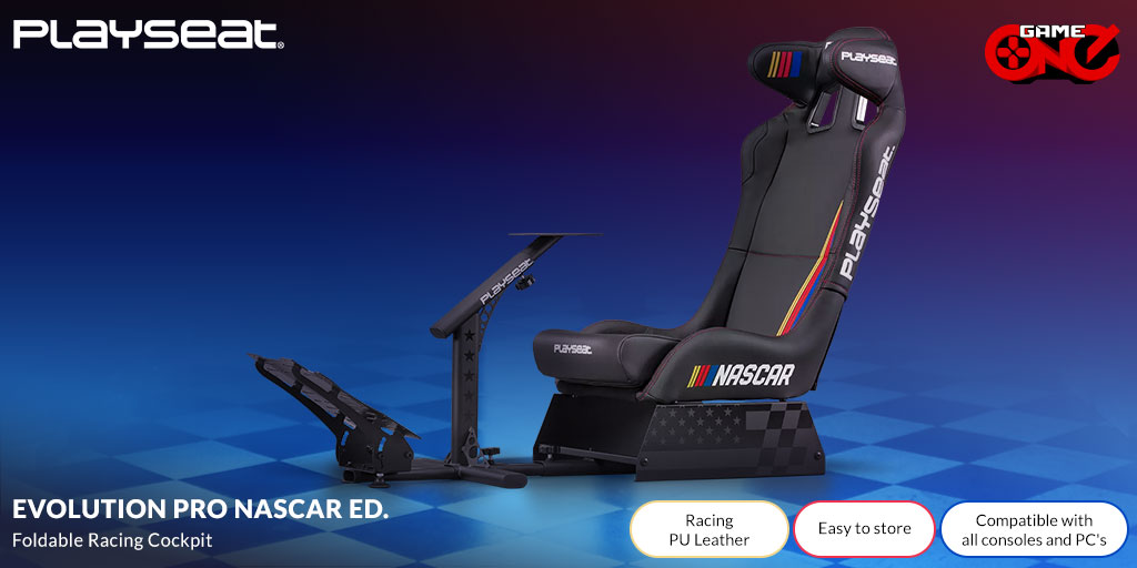 gameoneph's tweet image. Transform your racing dreams into reality with the Playseat Evolution Pro Nascar Edition. 🏁🏎️

🛒bit.ly/3IEYizO

#playseat #racingseat #nascaredition #gameoneph