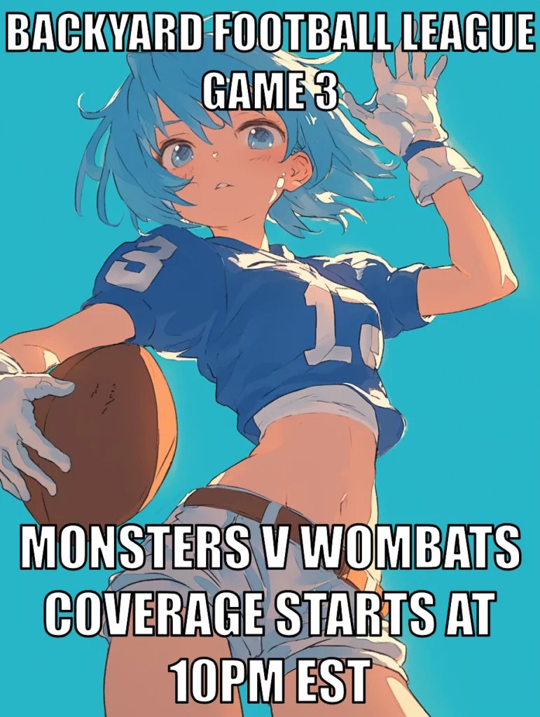 KaptainKisty's tweet photo. #Ahoym80s!
We're #live in the #TavernTub on #NiceCrewTV, #Rumble, and #Odysee for #BFL2024 #InvincibleWombats Game 3 as they take on the Monsters at home! Then we’re in the Ball Pit with Morb and Friends for Someday Night PPV!
#WeebCrew #vtuber #OPngtuber #CubePoopNation #Wombats https://t.co/UIitBuaT7s