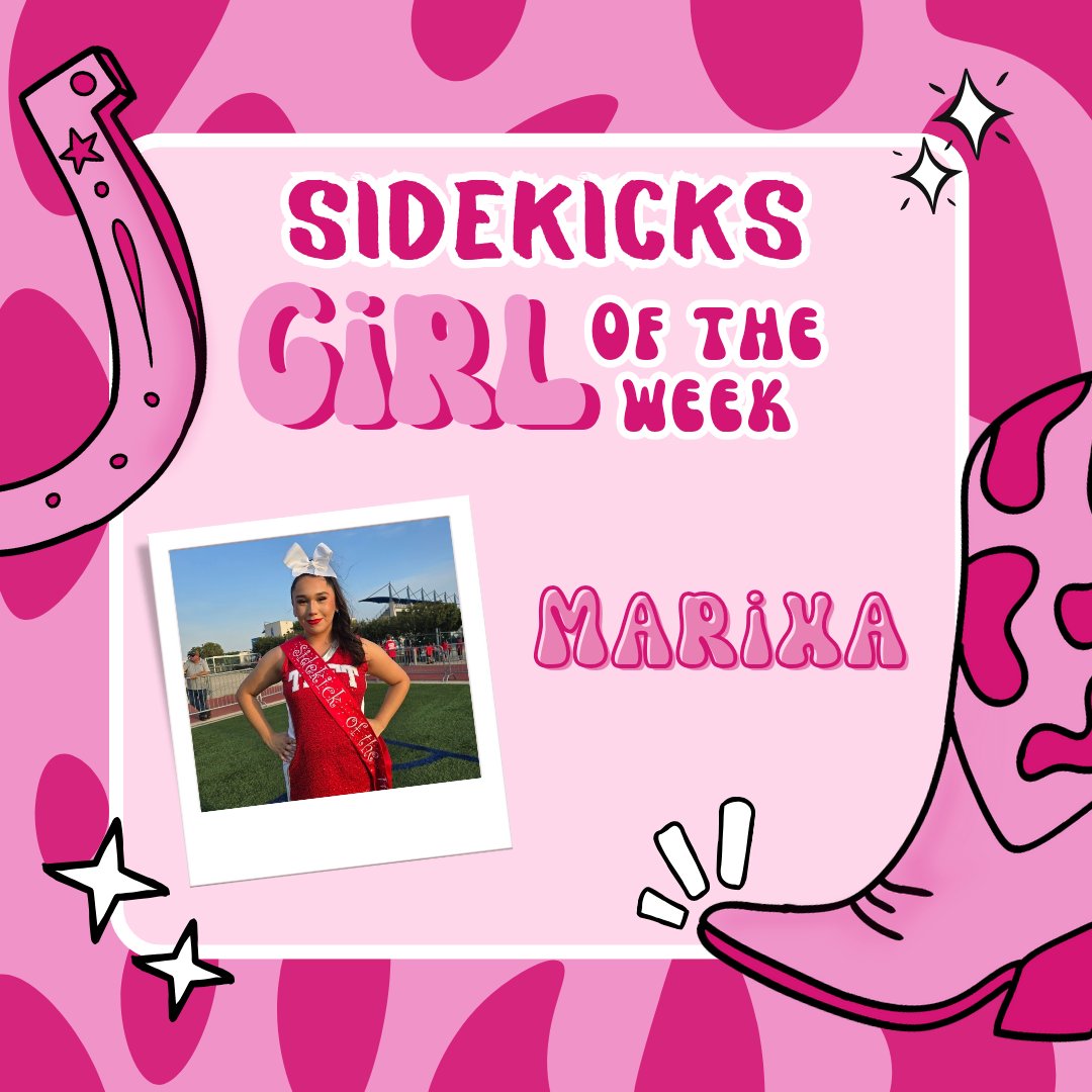 Congratulations to Sidekick of The Week Marixa Najera !!❤️🤍