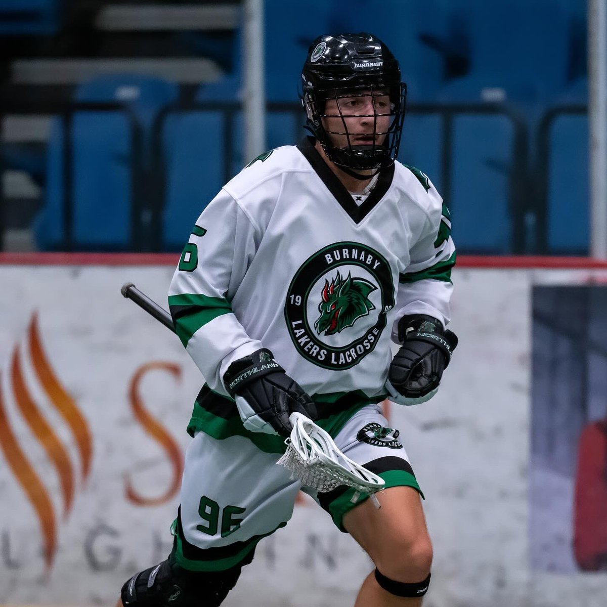 Congratulation to Laker Kai George who heard his name called by the Vancouver Warriors in tonight’s #NLLDraft! 🐉 

📷: Ethan Cairns